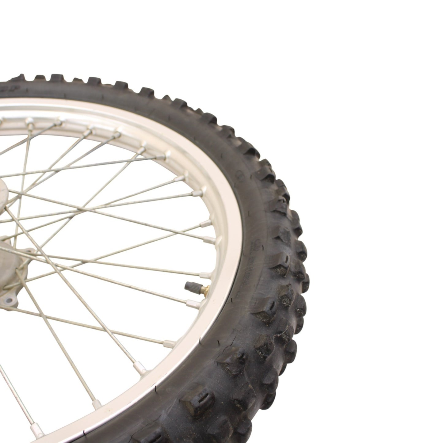 2009 - 2012 HONDA CRF450R FRONT WHEEL RIM TIRE RUBBER SILVER