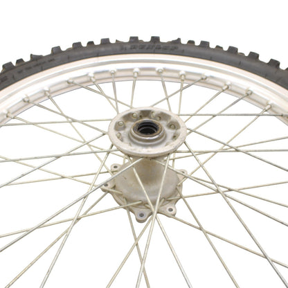 2009 - 2012 HONDA CRF450R FRONT WHEEL RIM TIRE RUBBER SILVER