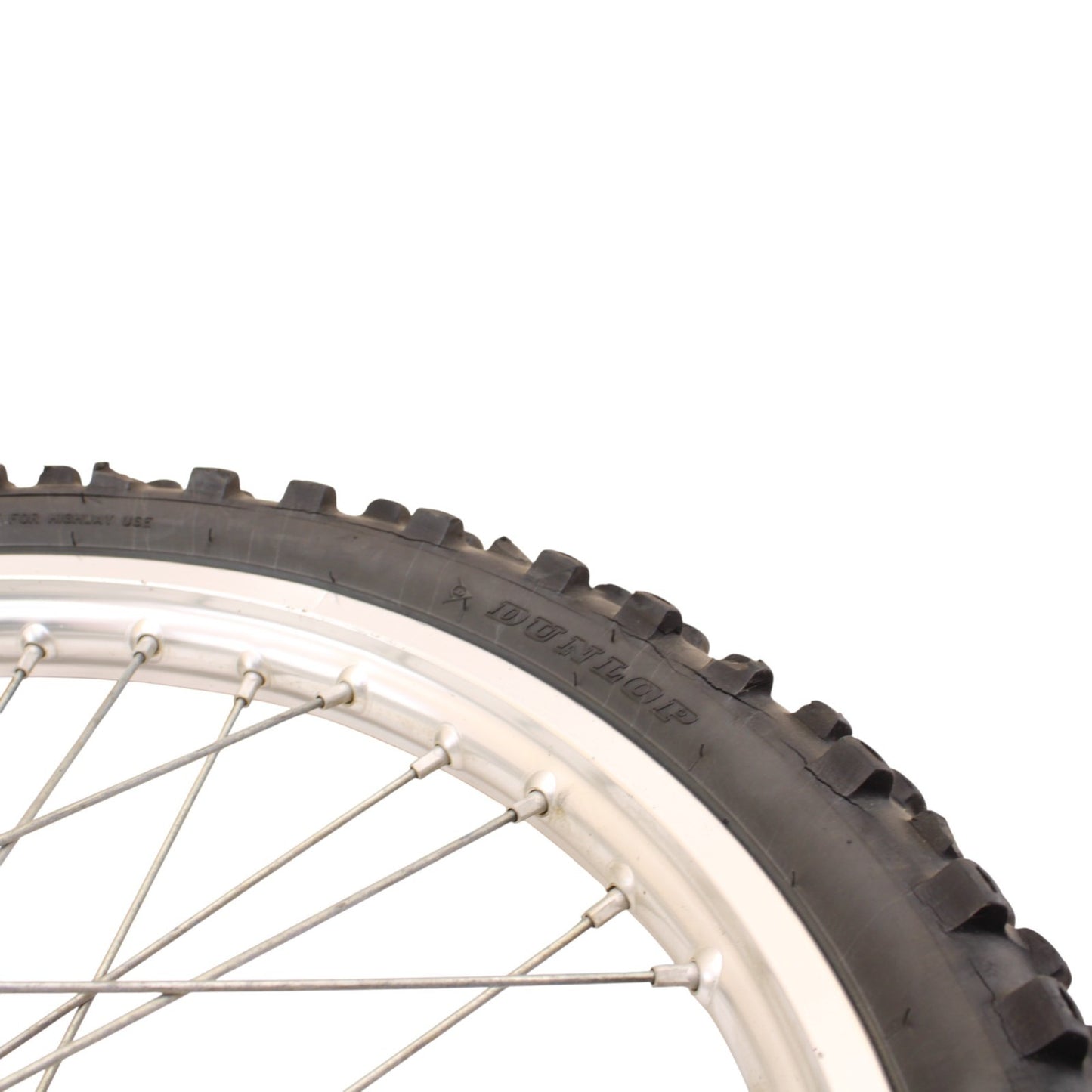 2009 - 2012 HONDA CRF450R FRONT WHEEL RIM TIRE RUBBER SILVER