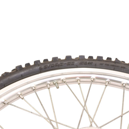 2009 - 2012 HONDA CRF450R FRONT WHEEL RIM TIRE RUBBER SILVER