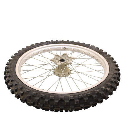 1996 - 1998 SUZUKI RM250 FRONT WHEEL RIM SPOKE TIRE RUBBER SILVER