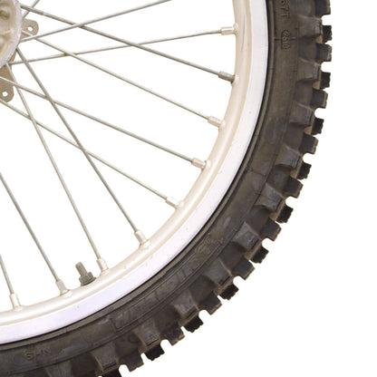 1996 - 1998 SUZUKI RM250 FRONT WHEEL RIM SPOKE TIRE RUBBER SILVER