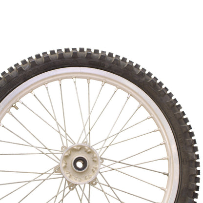 1996 - 1998 SUZUKI RM250 FRONT WHEEL RIM SPOKE TIRE RUBBER SILVER