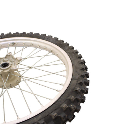 1996 - 1998 SUZUKI RM250 FRONT WHEEL RIM SPOKE TIRE RUBBER SILVER