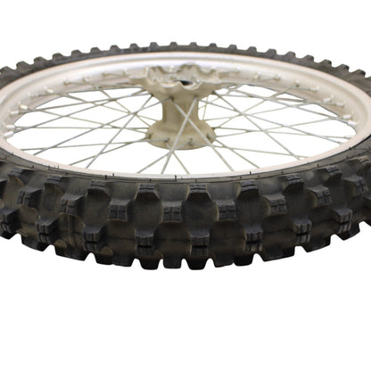 1996 - 1998 SUZUKI RM250 FRONT WHEEL RIM SPOKE TIRE RUBBER SILVER