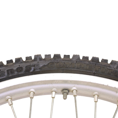 1996 - 1998 SUZUKI RM250 FRONT WHEEL RIM SPOKE TIRE RUBBER SILVER
