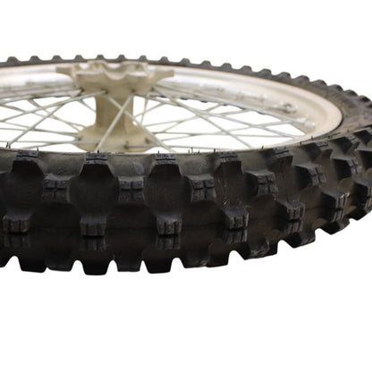1996 - 1998 SUZUKI RM250 FRONT WHEEL RIM SPOKE TIRE RUBBER SILVER
