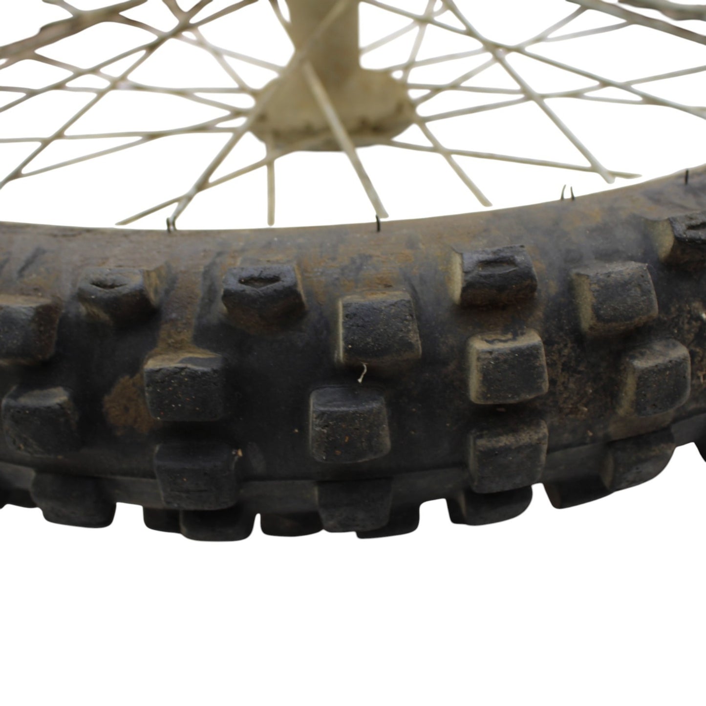 1995 - 1999 HONDA CR125R CR250R FRONT WHEEL RIM CALIPER SPOKE TIRE RUBBER SILVER