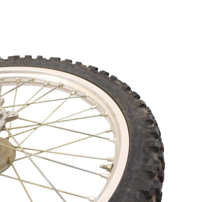 1989 - 2004 KAWASAKI KX125 KX250 KX500 FRONT WHEEL RIM SPOKE TIRE RUBBER SILVER