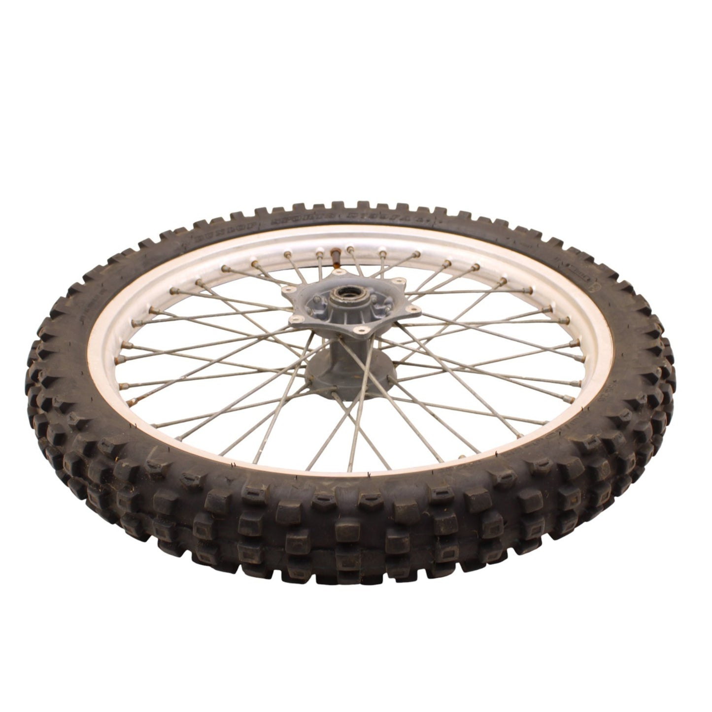 1996 - 1998 RM125 FRONT WHEEL RIM SPOKE TIRE RUBBER SILVER