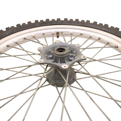 1996 - 1998 RM125 FRONT WHEEL RIM SPOKE TIRE RUBBER SILVER