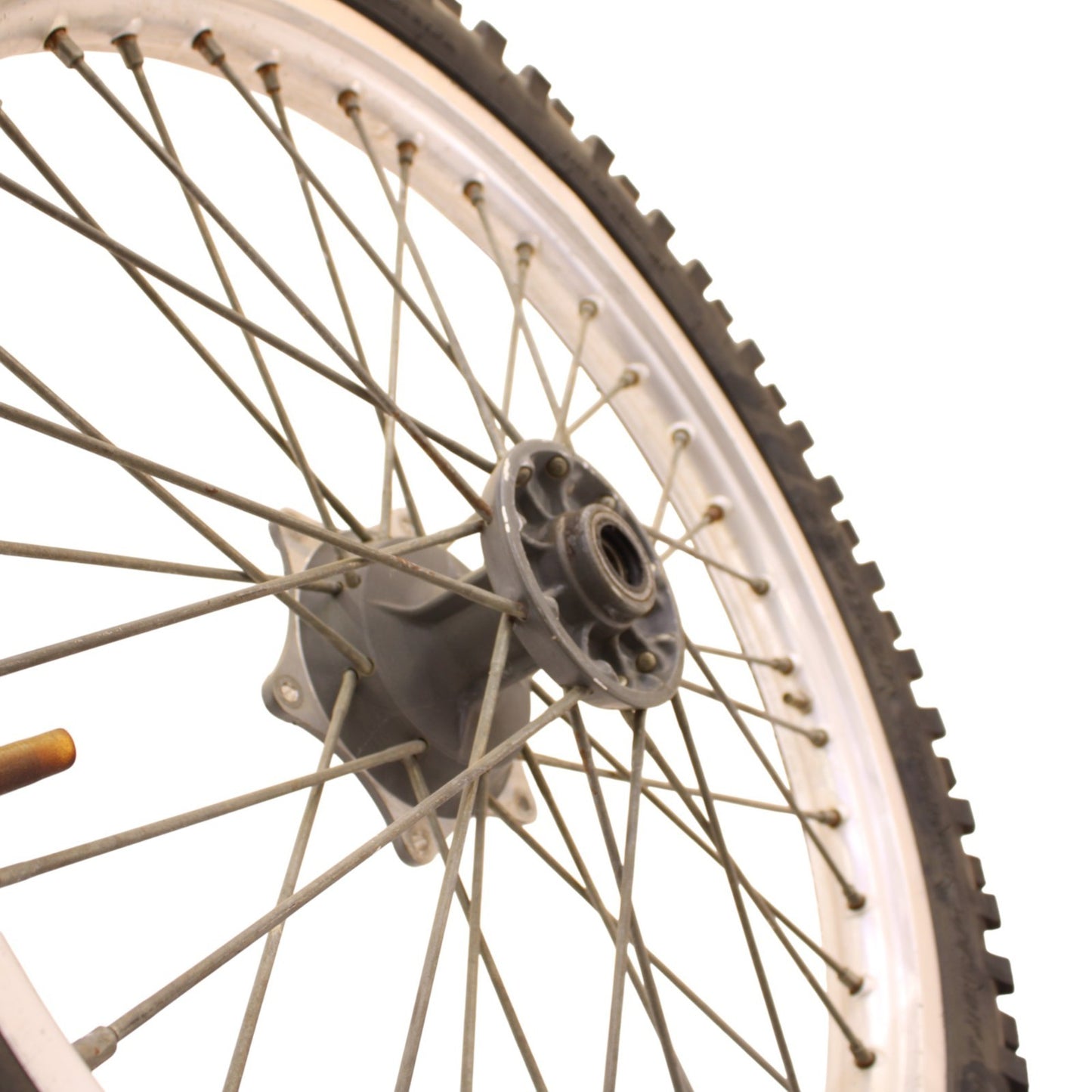 1996 - 1998 RM125 FRONT WHEEL RIM SPOKE TIRE RUBBER SILVER