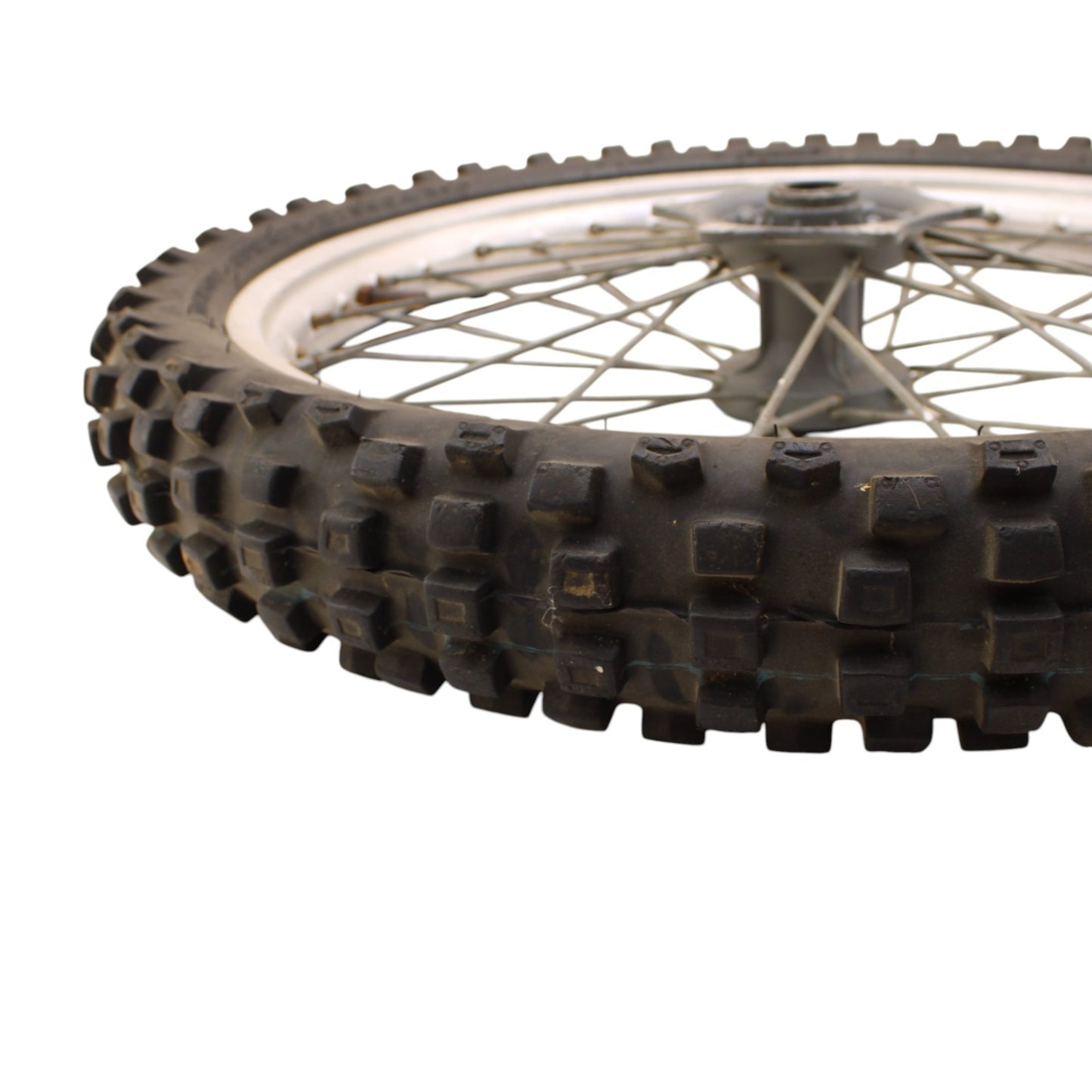 1996 - 1998 RM125 FRONT WHEEL RIM SPOKE TIRE RUBBER SILVER