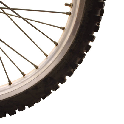 1996 - 1998 RM125 FRONT WHEEL RIM SPOKE TIRE RUBBER SILVER