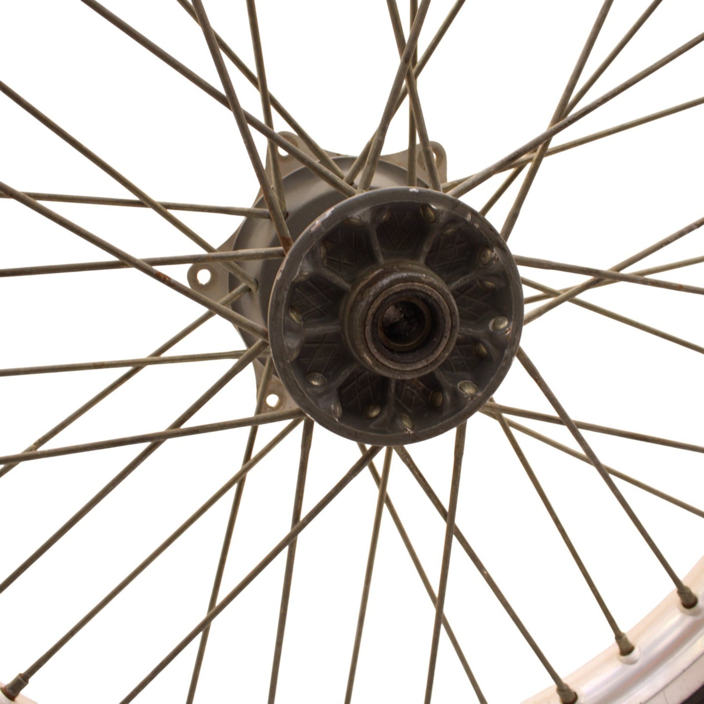 1996 - 1998 RM125 FRONT WHEEL RIM SPOKE TIRE RUBBER SILVER