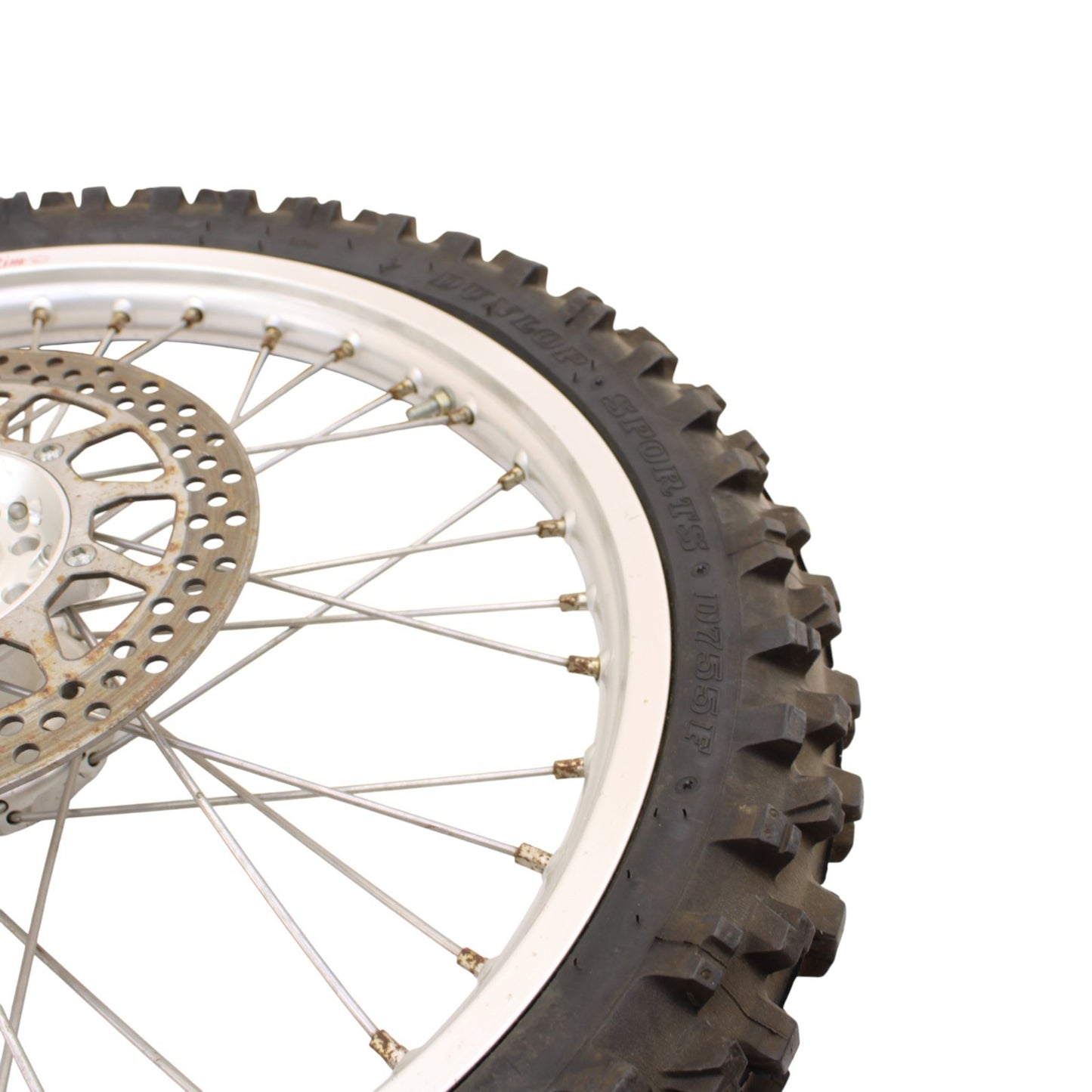 1995 - 1998 HUSABERG FE400 FRONT WHEEL RIM ROTOR SPOKE TIRE RUBBER