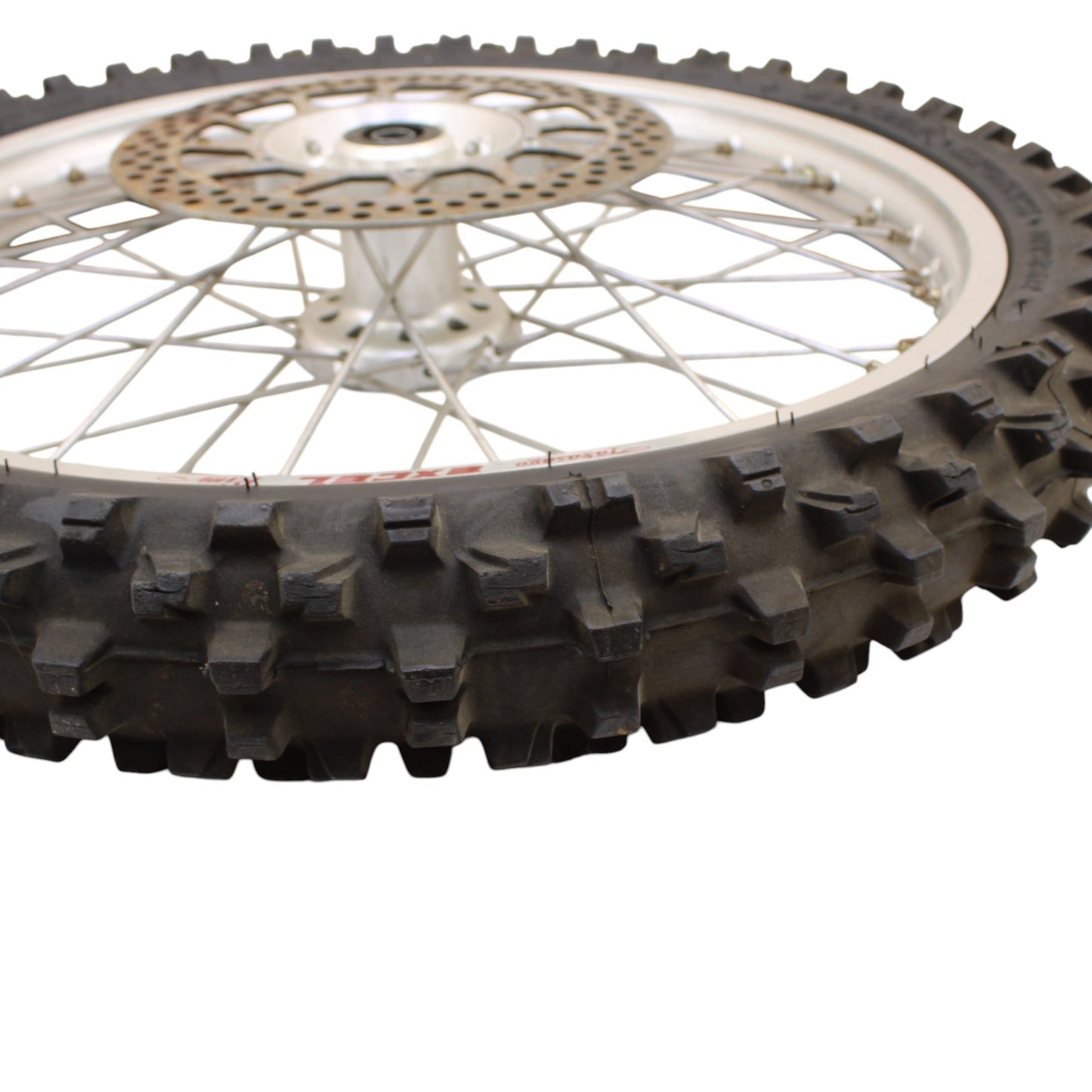 1995 - 1998 HUSABERG FE400 FRONT WHEEL RIM ROTOR SPOKE TIRE RUBBER