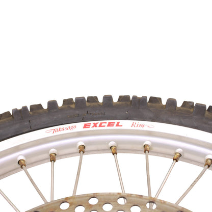 1995 - 1998 HUSABERG FE400 FRONT WHEEL RIM ROTOR SPOKE TIRE RUBBER
