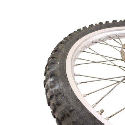 1991 - 1995 YAMAHA YZ125 YZ250 FRONT WHEEL RIM ROTOR SPOKE TIRE RUBBER SILVER