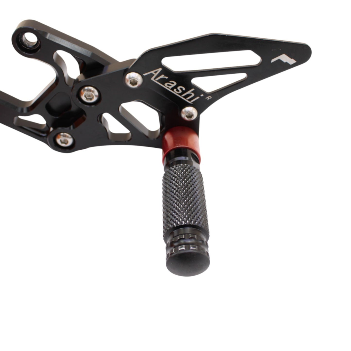 2008 - 2011 HONDA CBR1000RR ARASHI REAR SET DRIVER BOLTS SCREWS BLACK RED