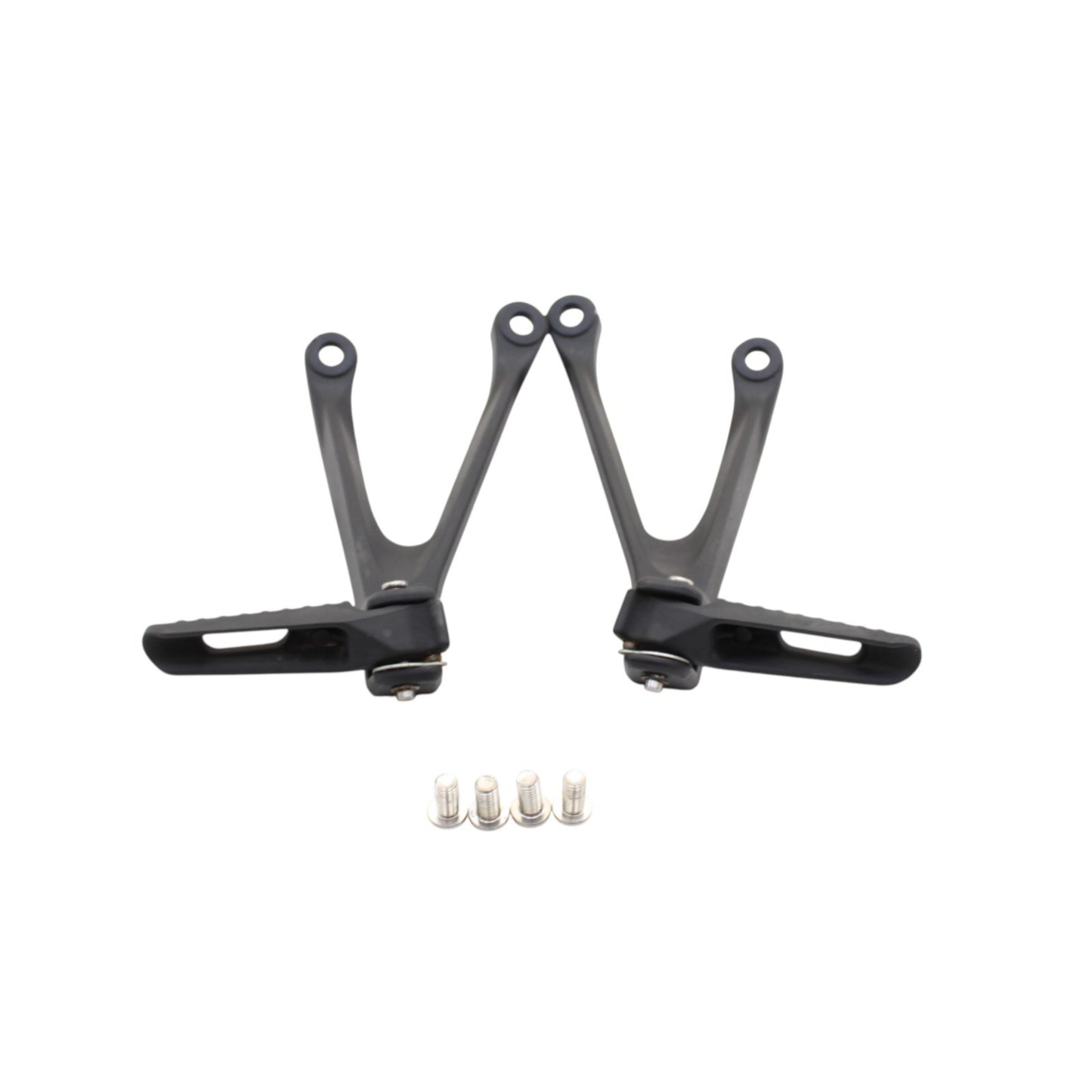 2008 - 2011 HONDA CBR1000RR REAR PASSENGER PEG BACK LEFT RIGHT SET PAIR BLACK