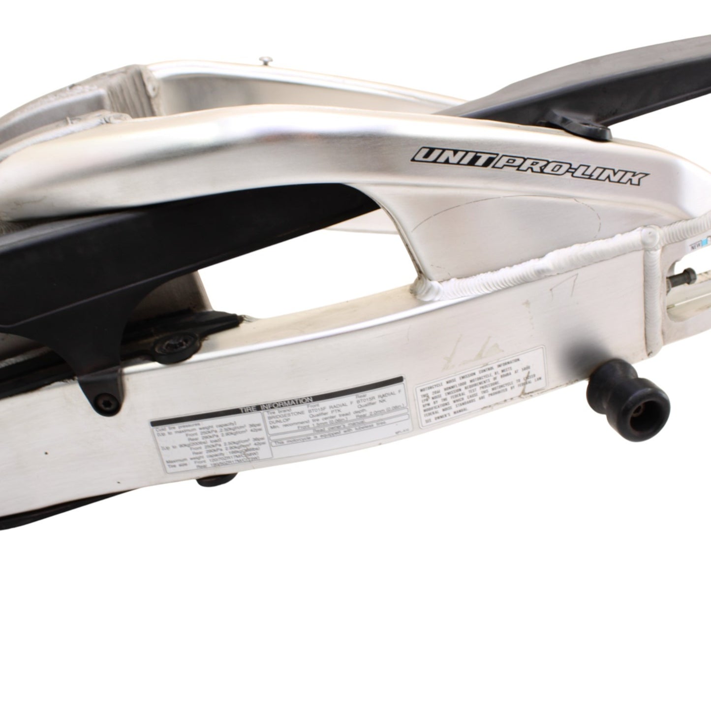 2008 - 2011 HONDA CBR1000RR REPSOL REAR SWINGARM BACK SUSPENSION SHOCK SILVER