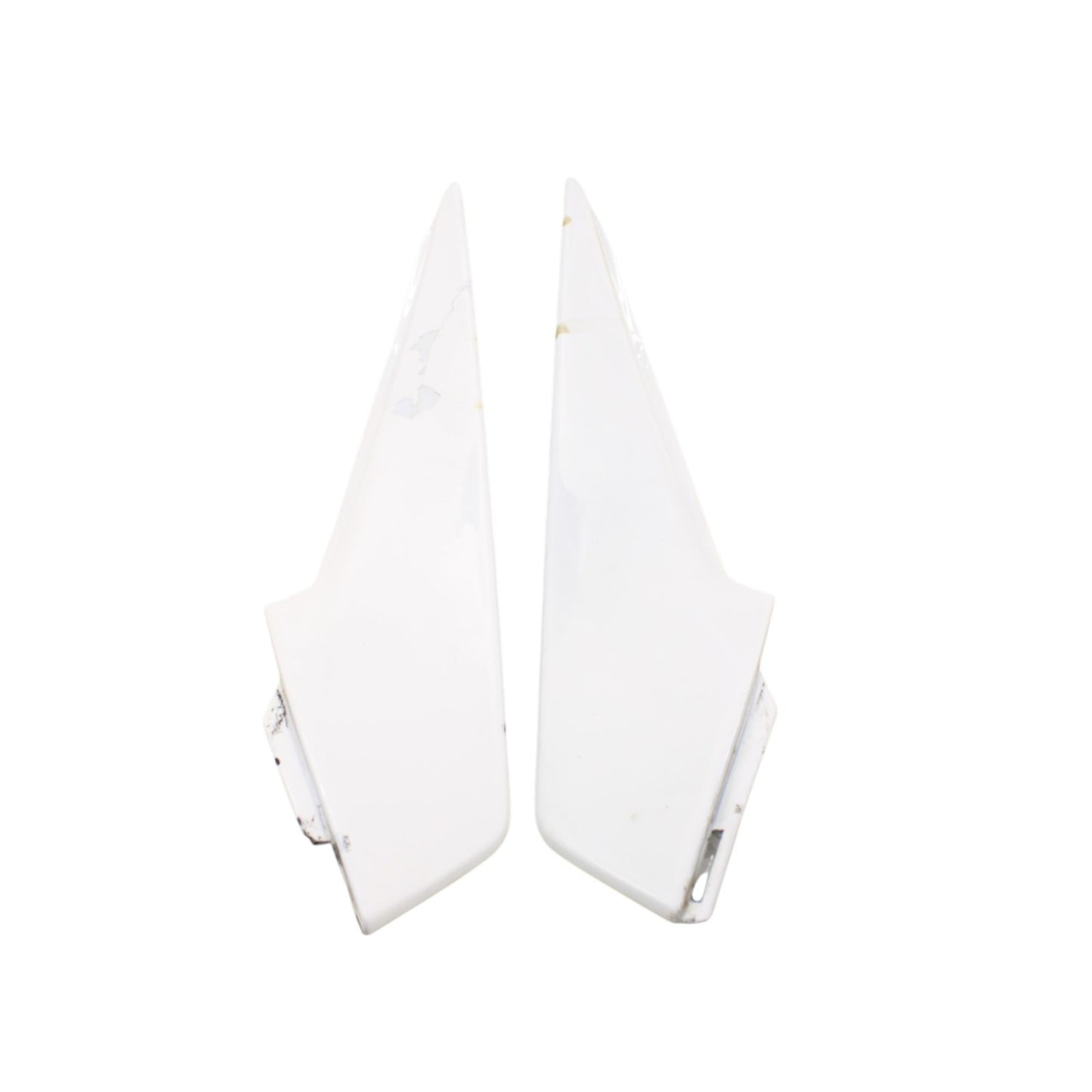 2008 - 2011 HONDA CBR1000RR TANK SIDE FAIRING COWL RIGHT LEFT TRIM WHITE STOCK