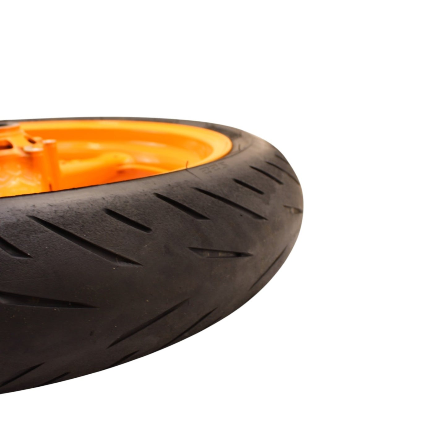 2008 - 2011 HONDA CBR1000RR FRONT WHEEL RIM REPSOL ORANGE TIRE STRAIGHT STOCK
