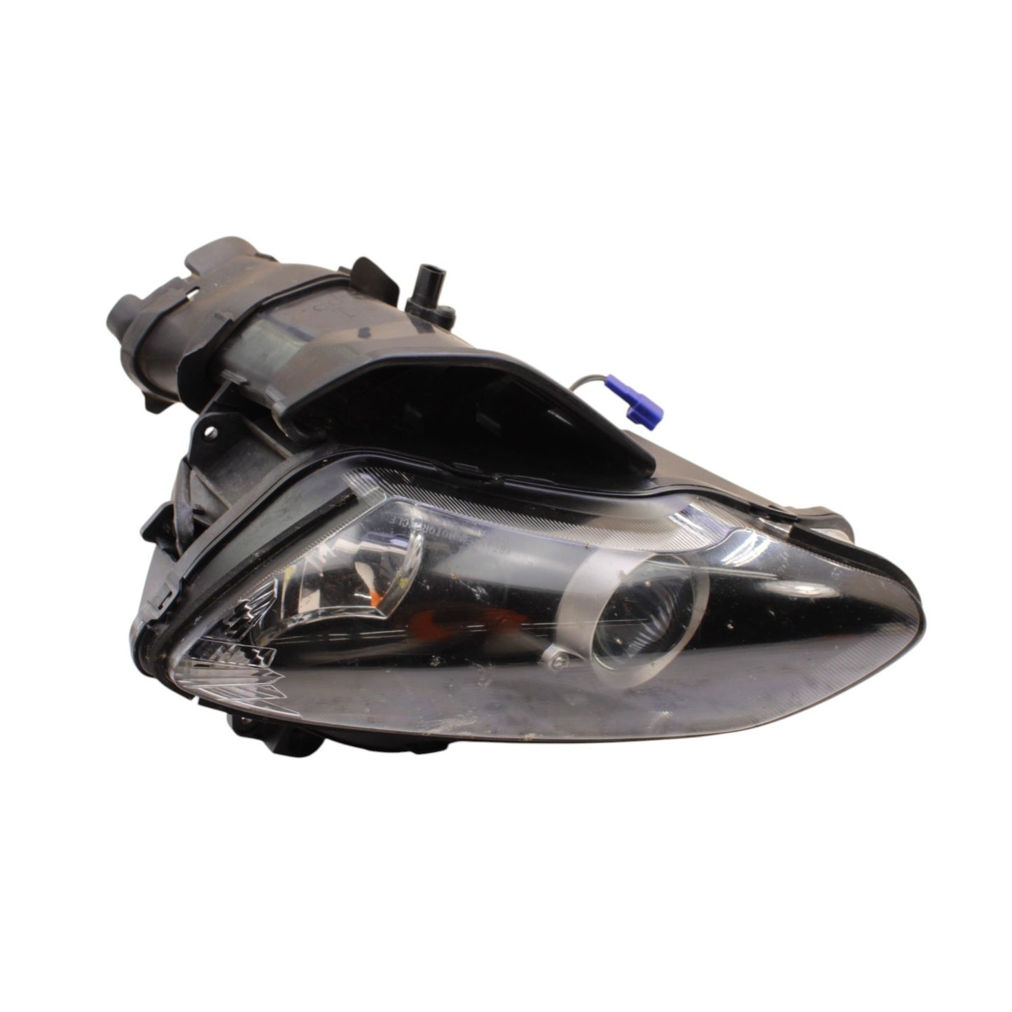 2004 - 2008 YAMAHA YZF R1 FRONT HEADLIGHT HEAD LAMP OEM STOCK *BROKEN TAB*
