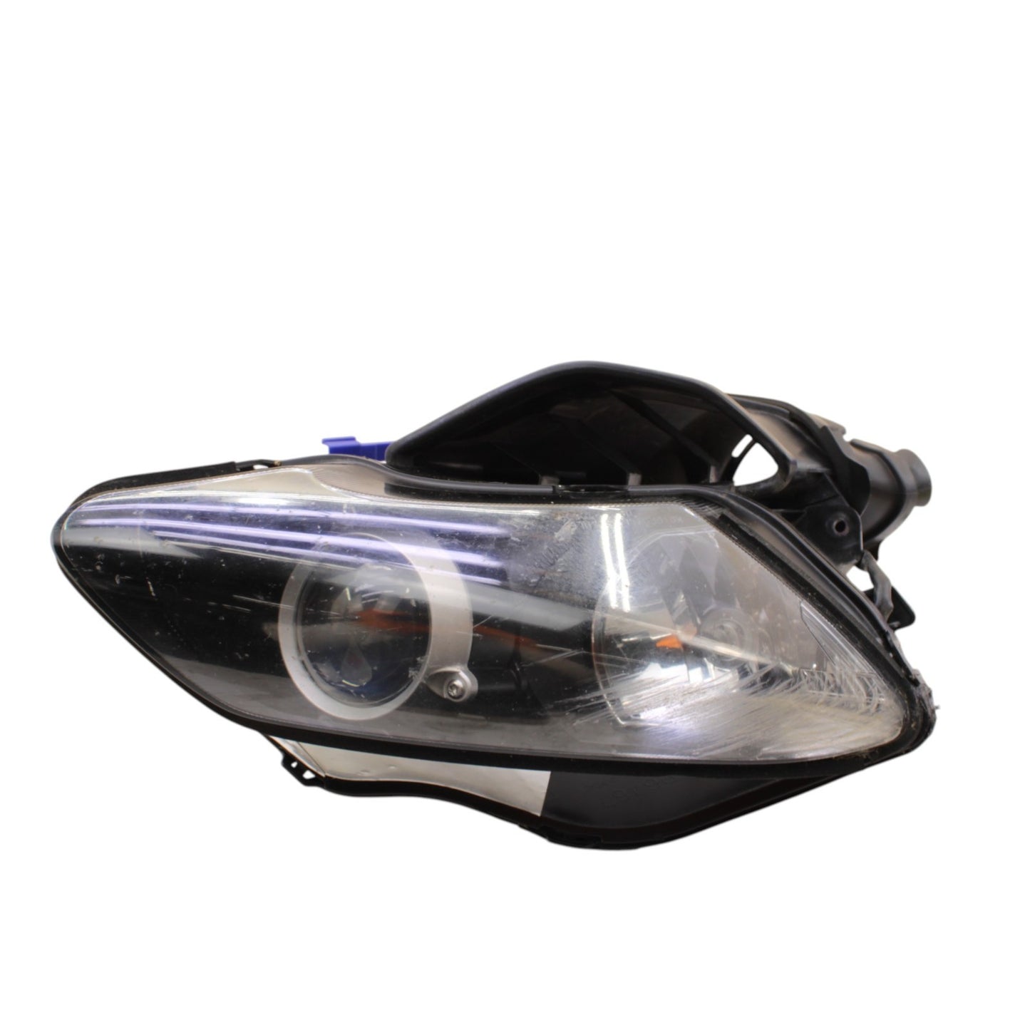 2004 - 2008 YAMAHA YZF R1 FRONT HEADLIGHT HEAD LAMP OEM STOCK *BROKEN TAB*