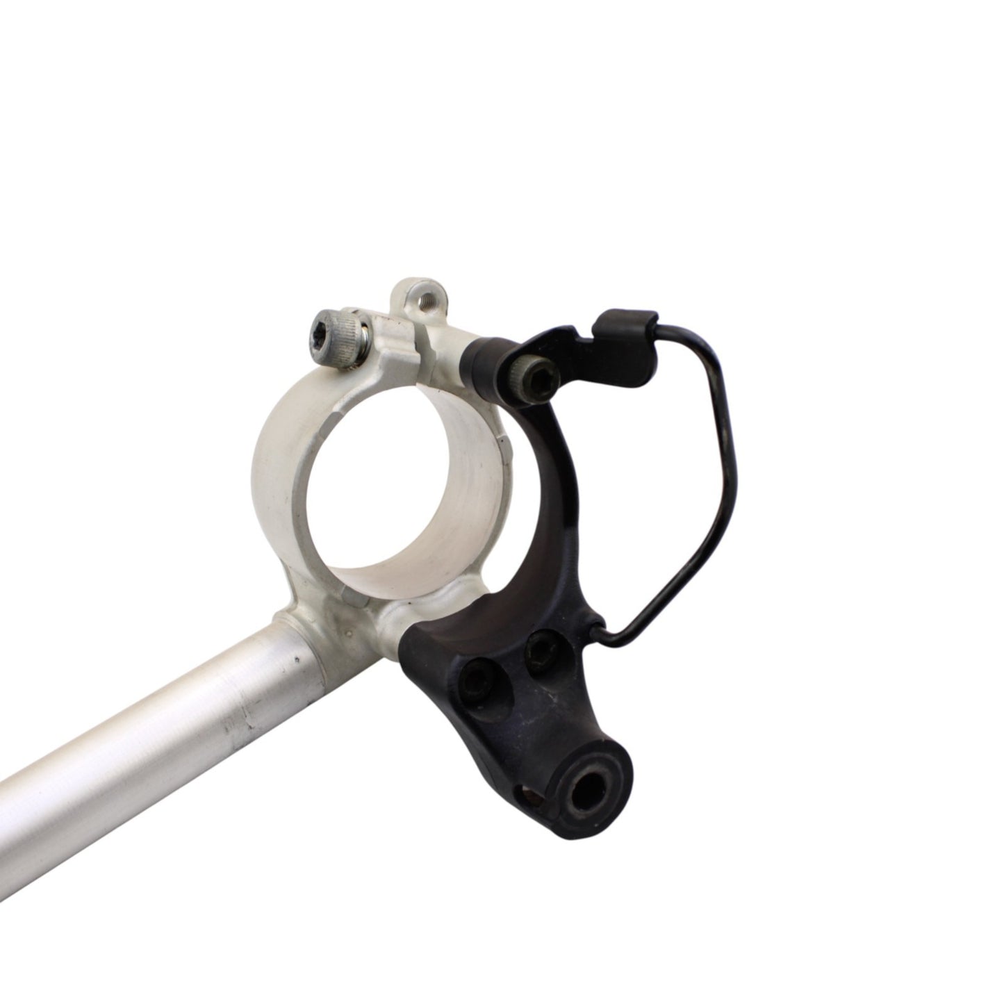 2004 - 2008 YAMAHA YZF R1 CLIP ON HANDLEBAR LEFT RIGHT HANDLES SILVER STRIAGHT