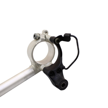 2004 - 2008 YAMAHA YZF R1 CLIP ON HANDLEBAR LEFT RIGHT HANDLES SILVER STRIAGHT