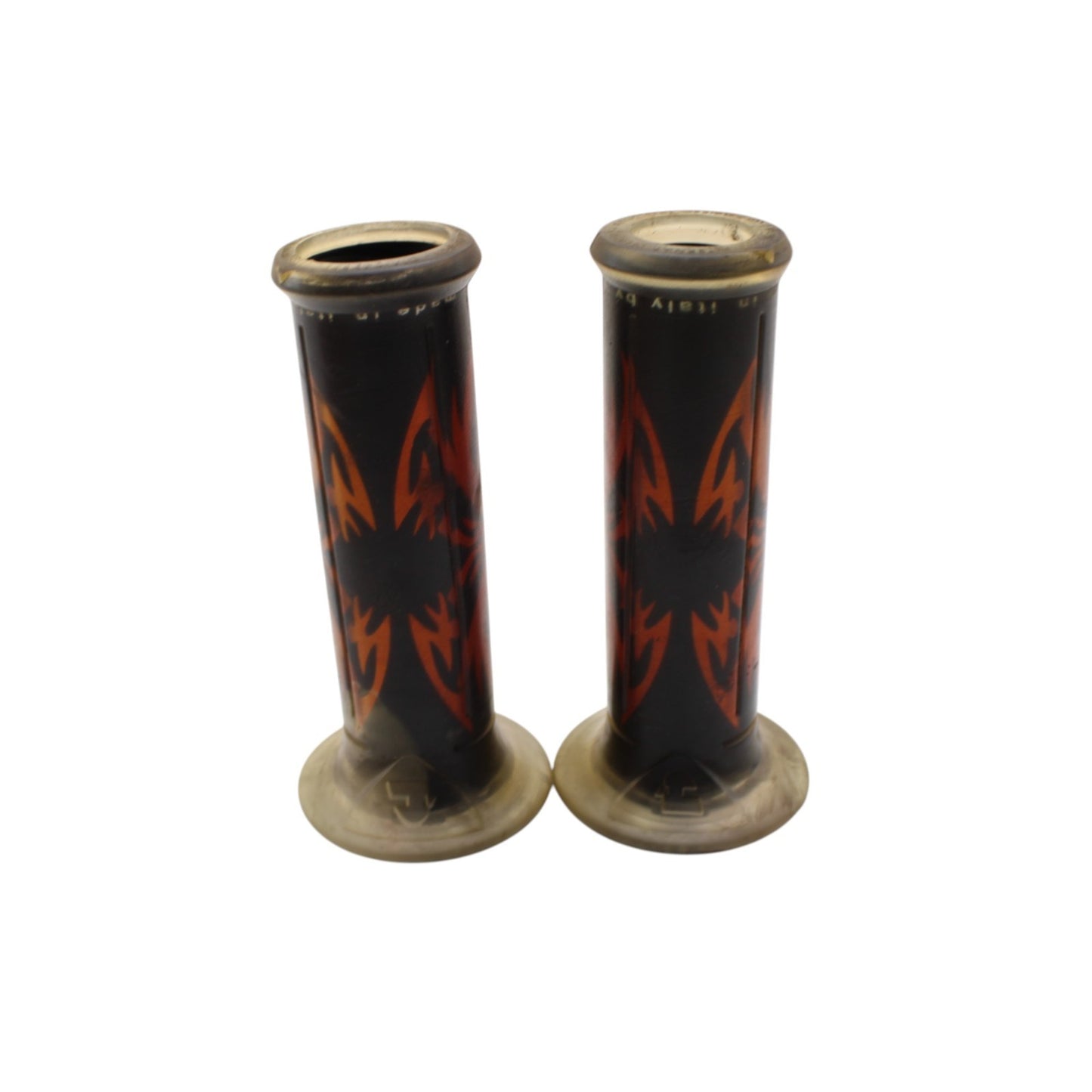 2004 - 2008 YAMAHA YZF R1 HANDLE BAR GRIPS THROTTLE TUBE LEFT RIGHT PAIR ORANGE