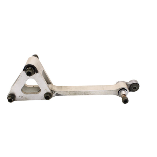 2004 - 2008 YAMAHA YZF R1 DOGBONE REAR SHOCK LINKAGE LINK SILVER STRAIGHT OEM