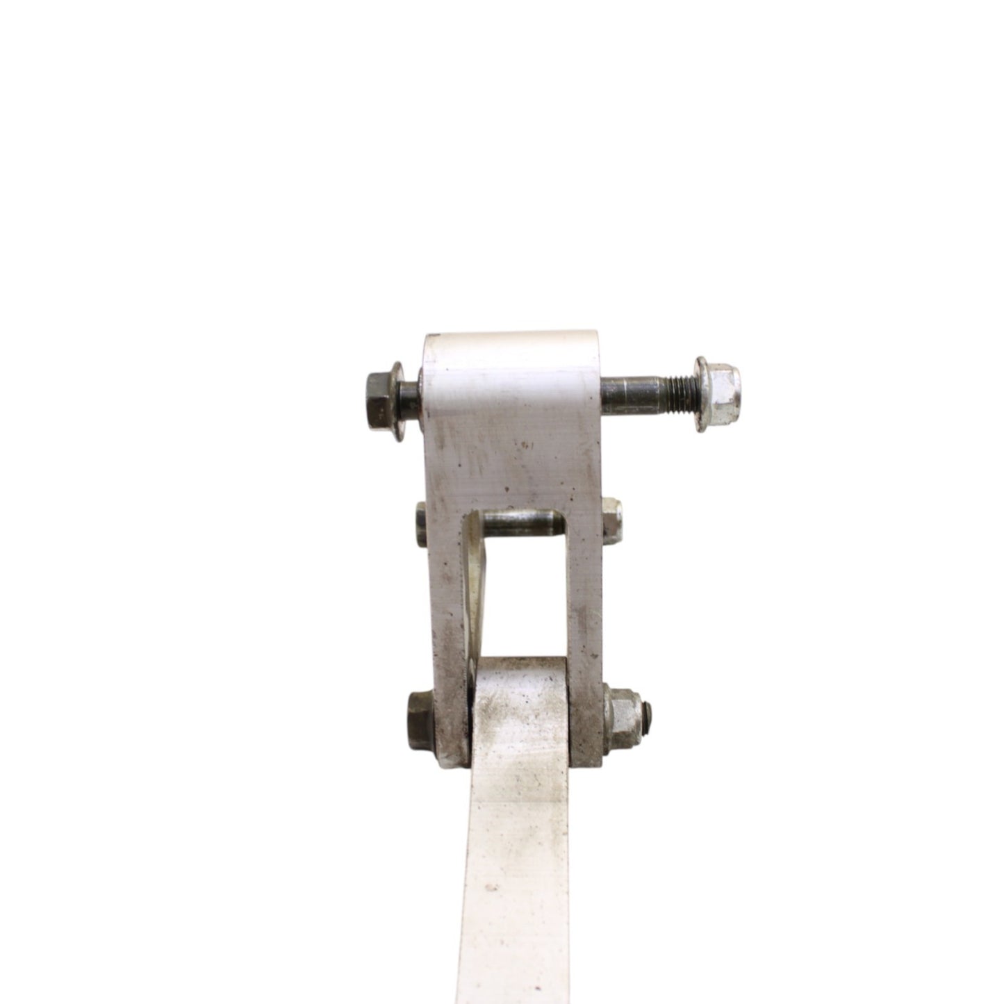 2004 - 2008 YAMAHA YZF R1 DOGBONE REAR SHOCK LINKAGE LINK SILVER STRAIGHT OEM