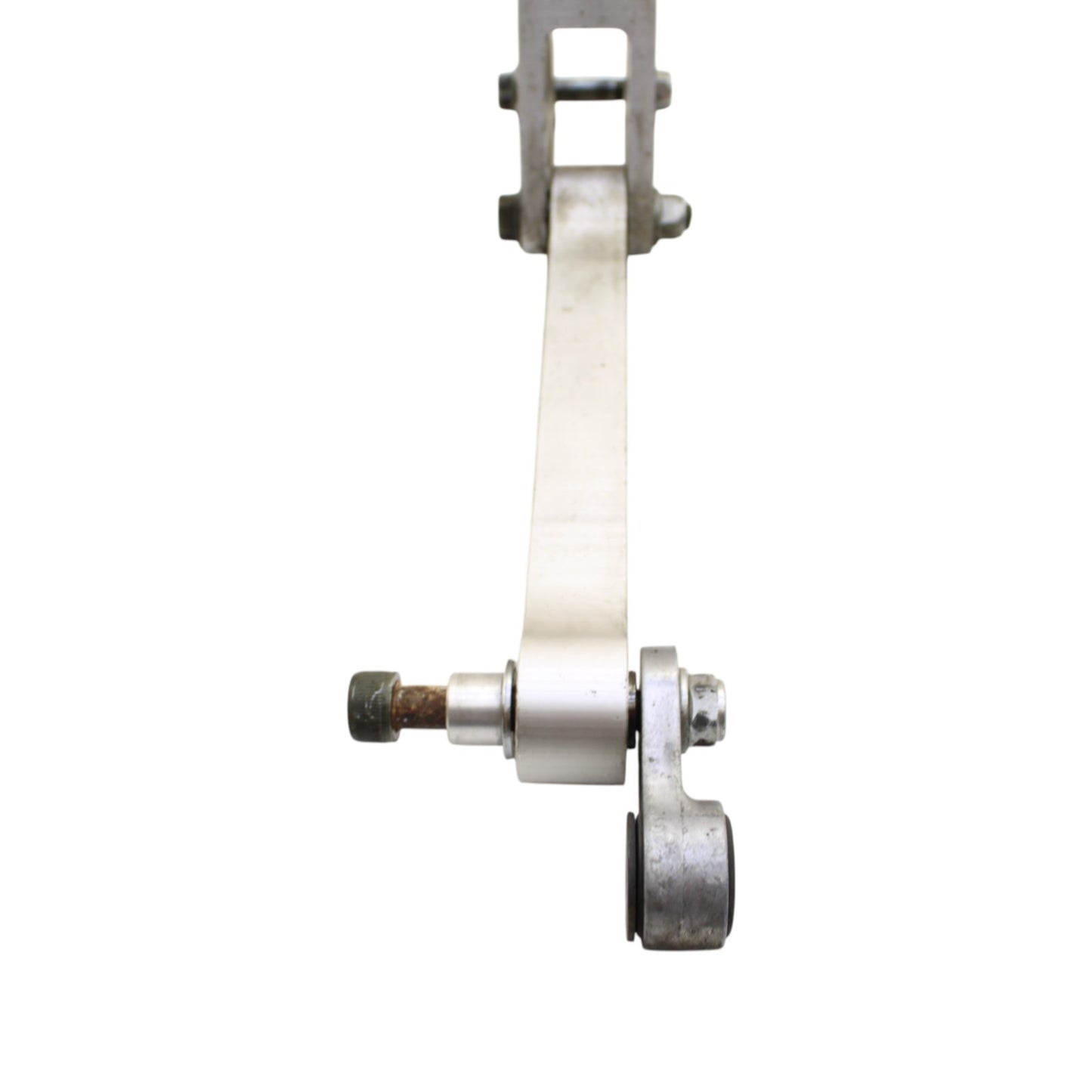 2004 - 2008 YAMAHA YZF R1 DOGBONE REAR SHOCK LINKAGE LINK SILVER STRAIGHT OEM