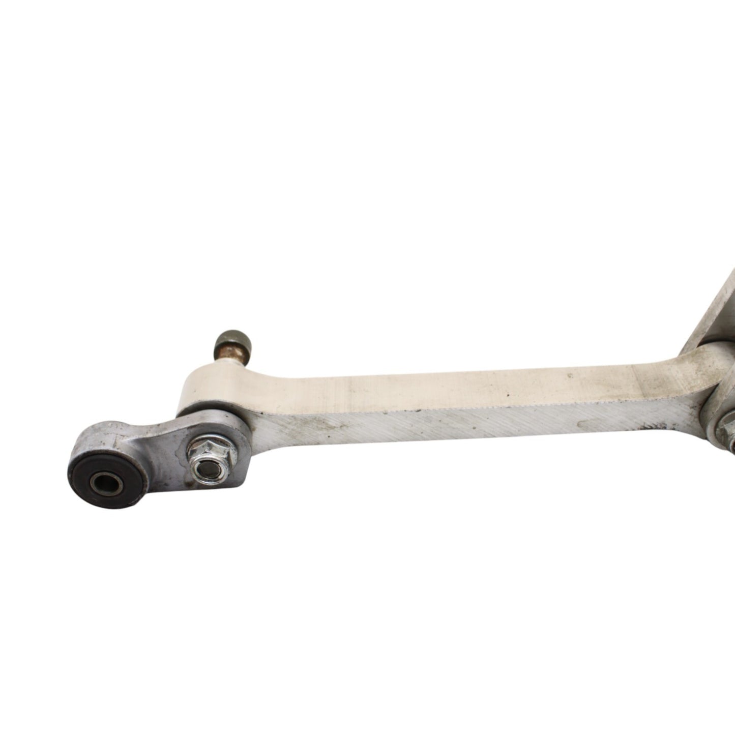 2004 - 2008 YAMAHA YZF R1 DOGBONE REAR SHOCK LINKAGE LINK SILVER STRAIGHT OEM