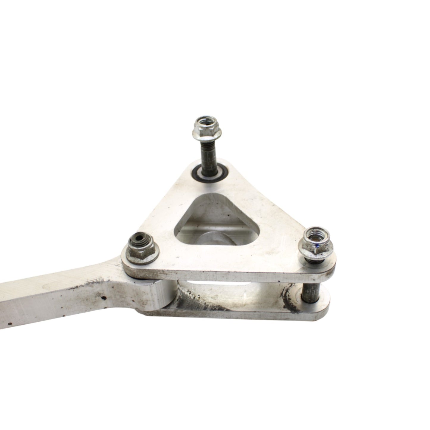 2004 - 2008 YAMAHA YZF R1 DOGBONE REAR SHOCK LINKAGE LINK SILVER STRAIGHT OEM