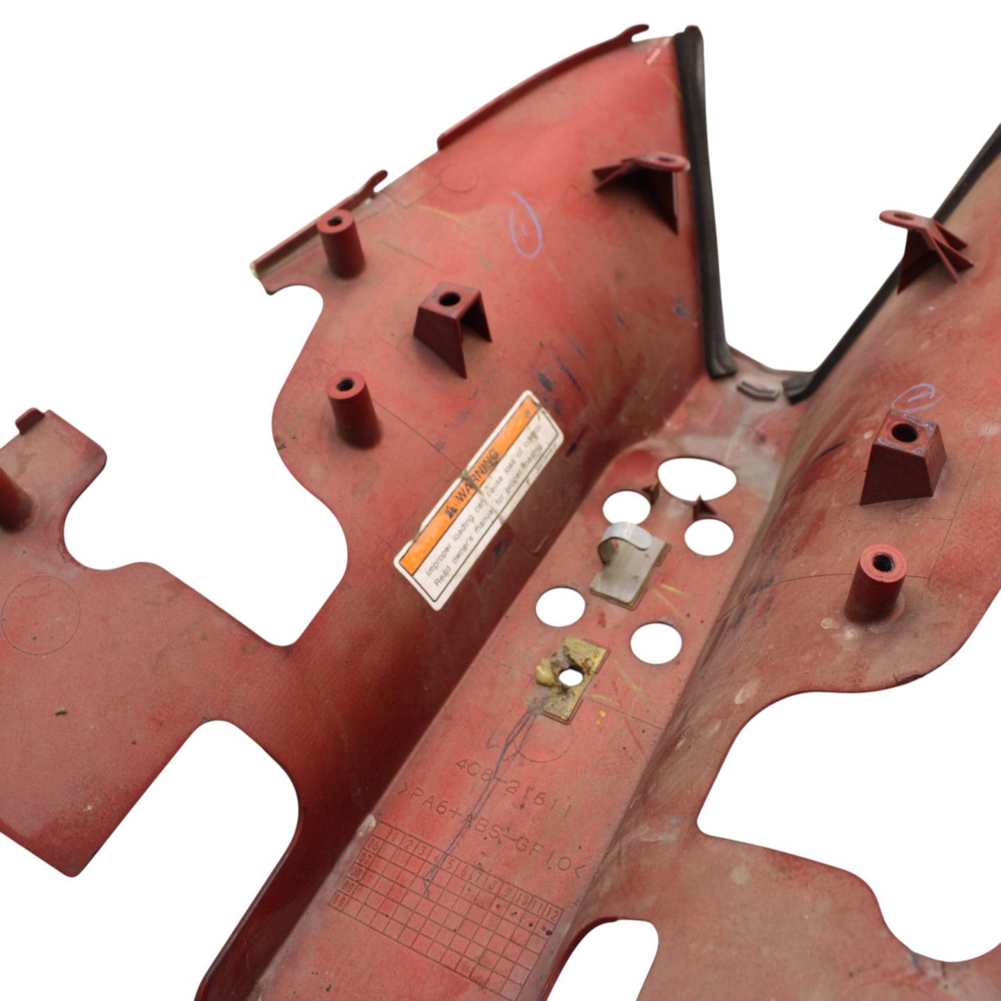 2004 - 2008 YAMAHA YZF R1 REAR TAIL UNDERTAIL FAIRING BACK COWL OEM RED