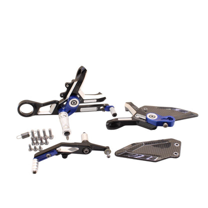 2020 - 2024 BMW S1000RR REARSET DRIVER FOOT PEG REST STOP BLUE BOLTS REAR SET