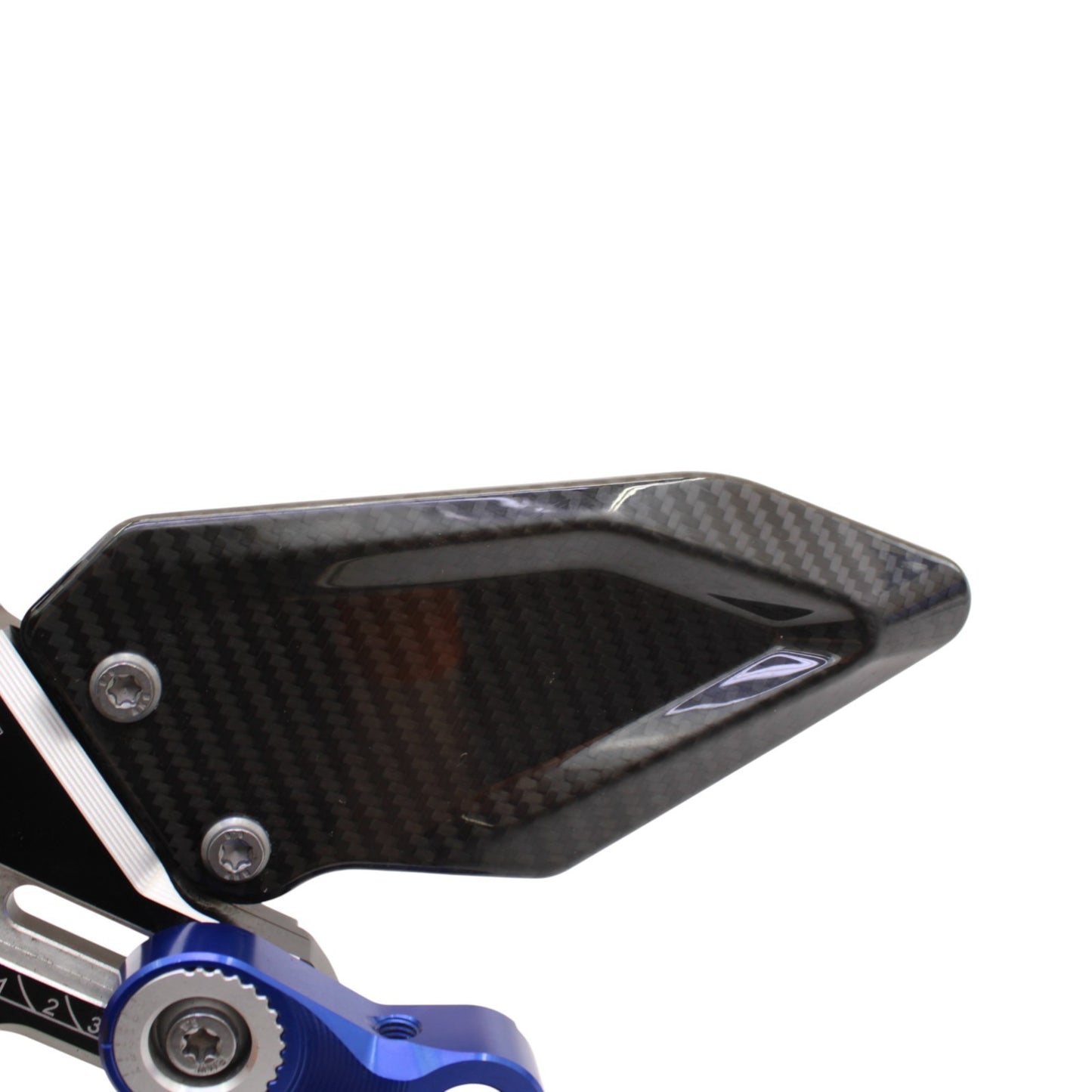 2020 - 2024 BMW S1000RR REARSET DRIVER FOOT PEG REST STOP BLUE BOLTS REAR SET