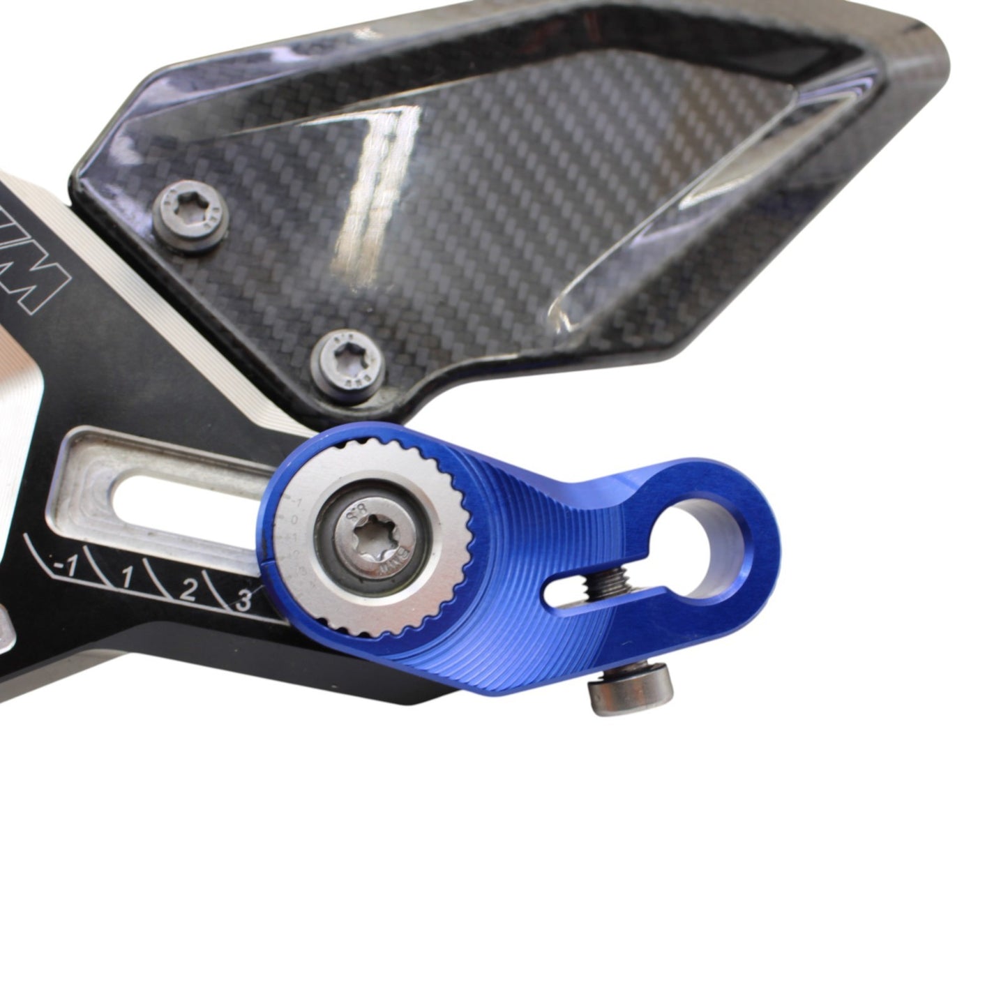 2020 - 2024 BMW S1000RR REARSET DRIVER FOOT PEG REST STOP BLUE BOLTS REAR SET