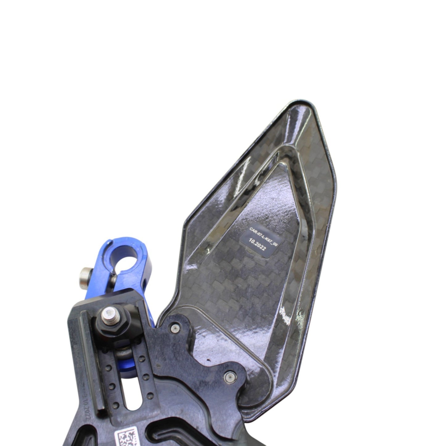 2020 - 2024 BMW S1000RR REARSET DRIVER FOOT PEG REST STOP BLUE BOLTS REAR SET