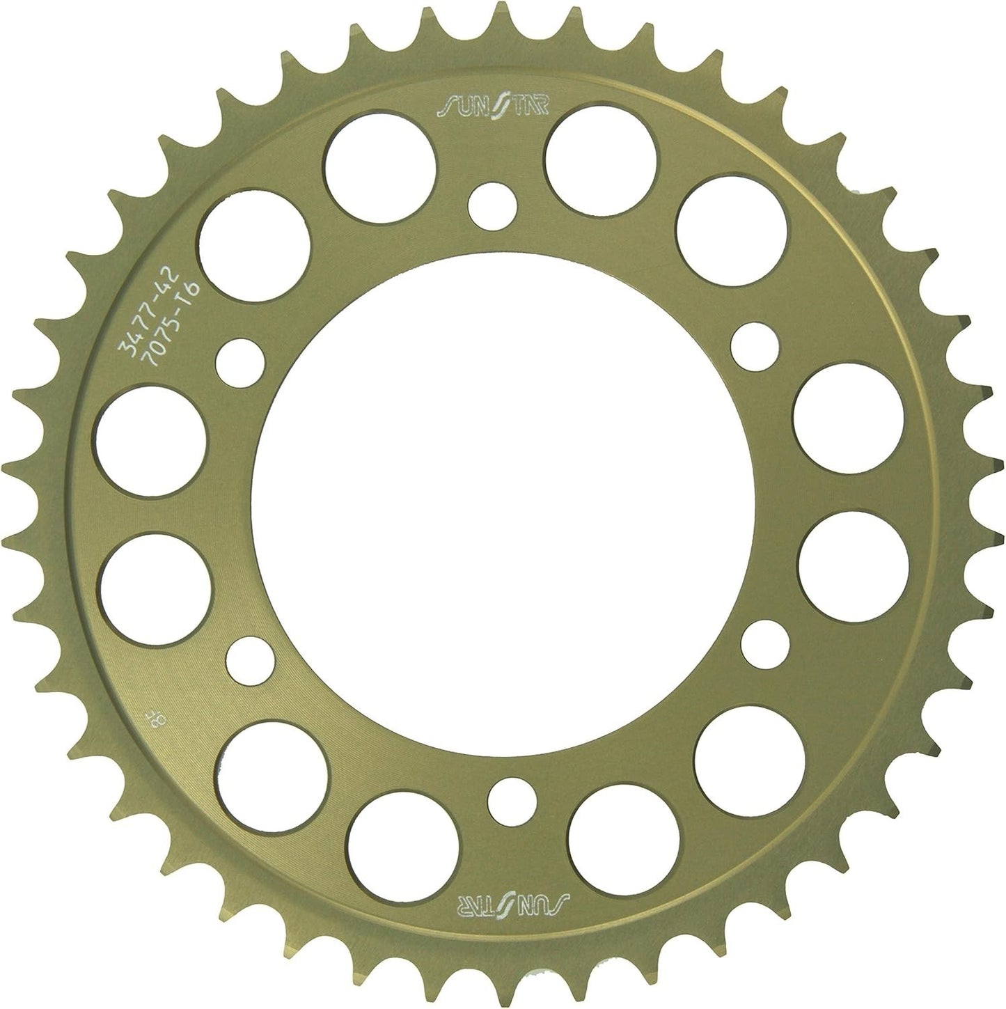 Sunstar 5-347742 Works Triplestar 42-Teeth 520 Chain Size Rear Aluminum Sprocket