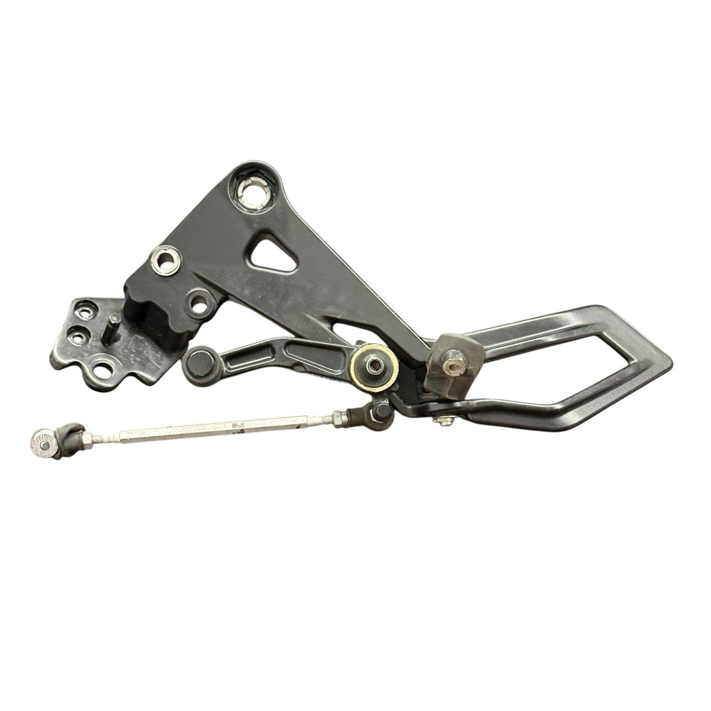 2017 - 2021 KTM RC 390 LEFT REARSET W/ SHIFTER FOOT PEG BRACKET BLACK STOCK