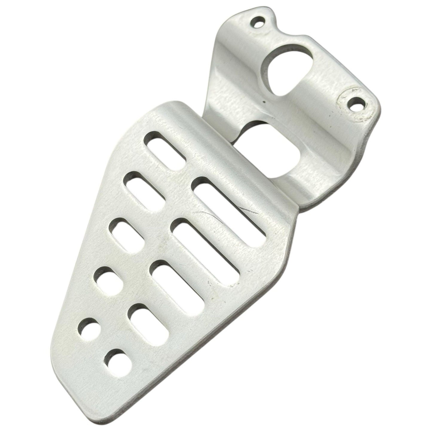 2008 - 2016 YAMAHA YZF R6 RIGHT REARSET FOOT PEG ASSEMBLY BRAKE LEVER SILVER