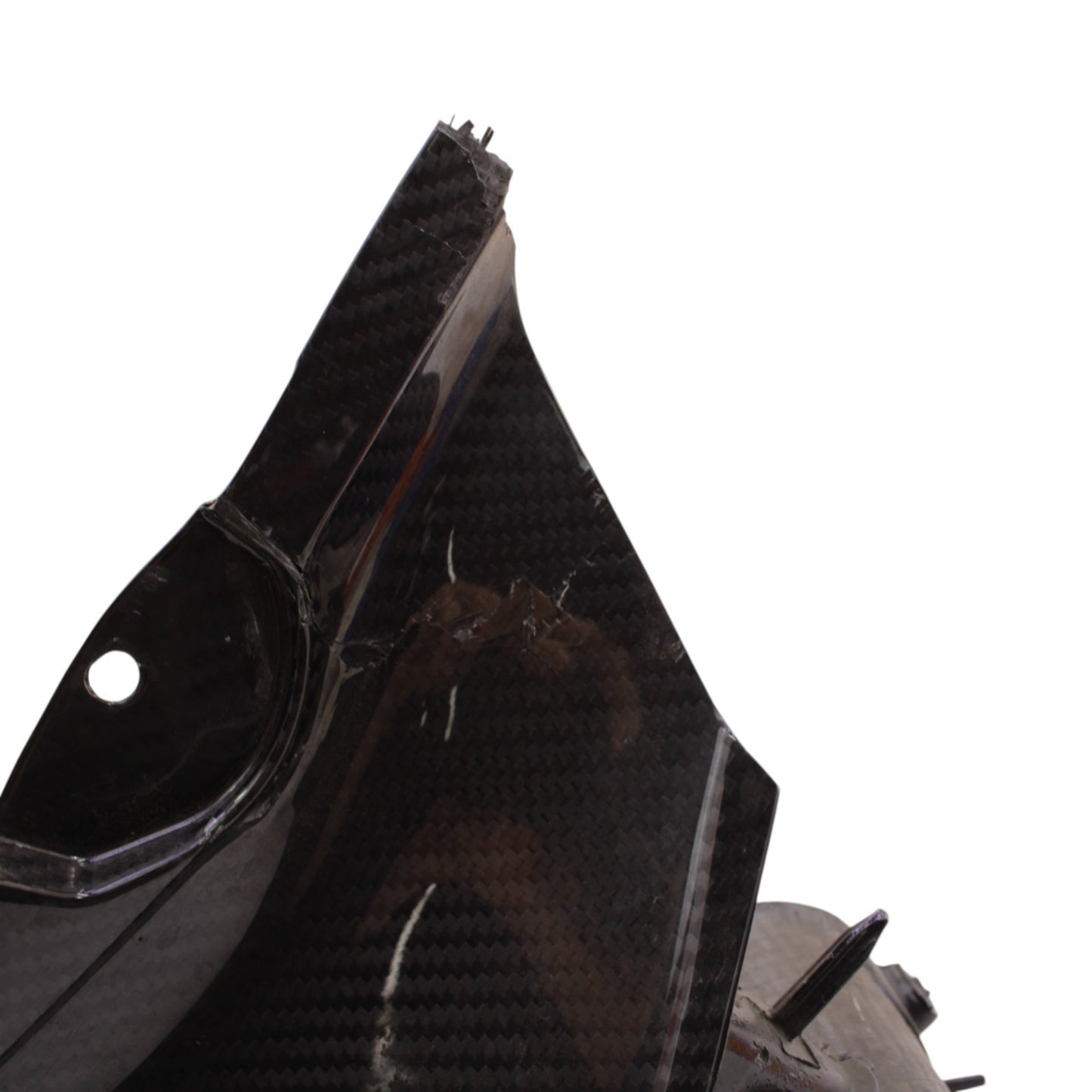 2020 - 2024 BMW S1000RR LEFT DASH FAIRING PLASTIC COWL INTAKE COVER CARBON FIBER