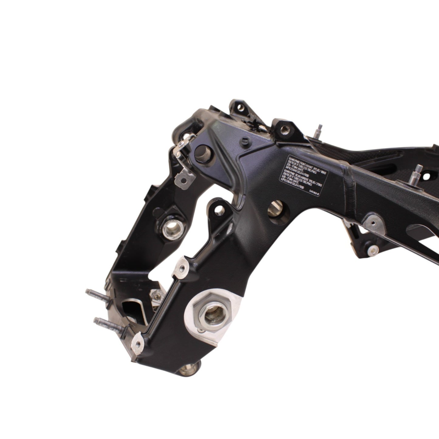 2020 - 2024 BMW S1000RR MAIN FRAME CHASSIS NECK BLACK STRAIGHT STOCK