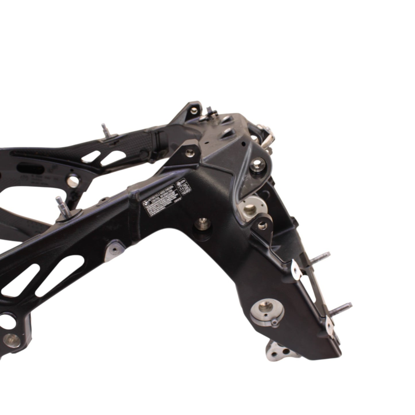 2020 - 2024 BMW S1000RR MAIN FRAME CHASSIS NECK BLACK STRAIGHT STOCK