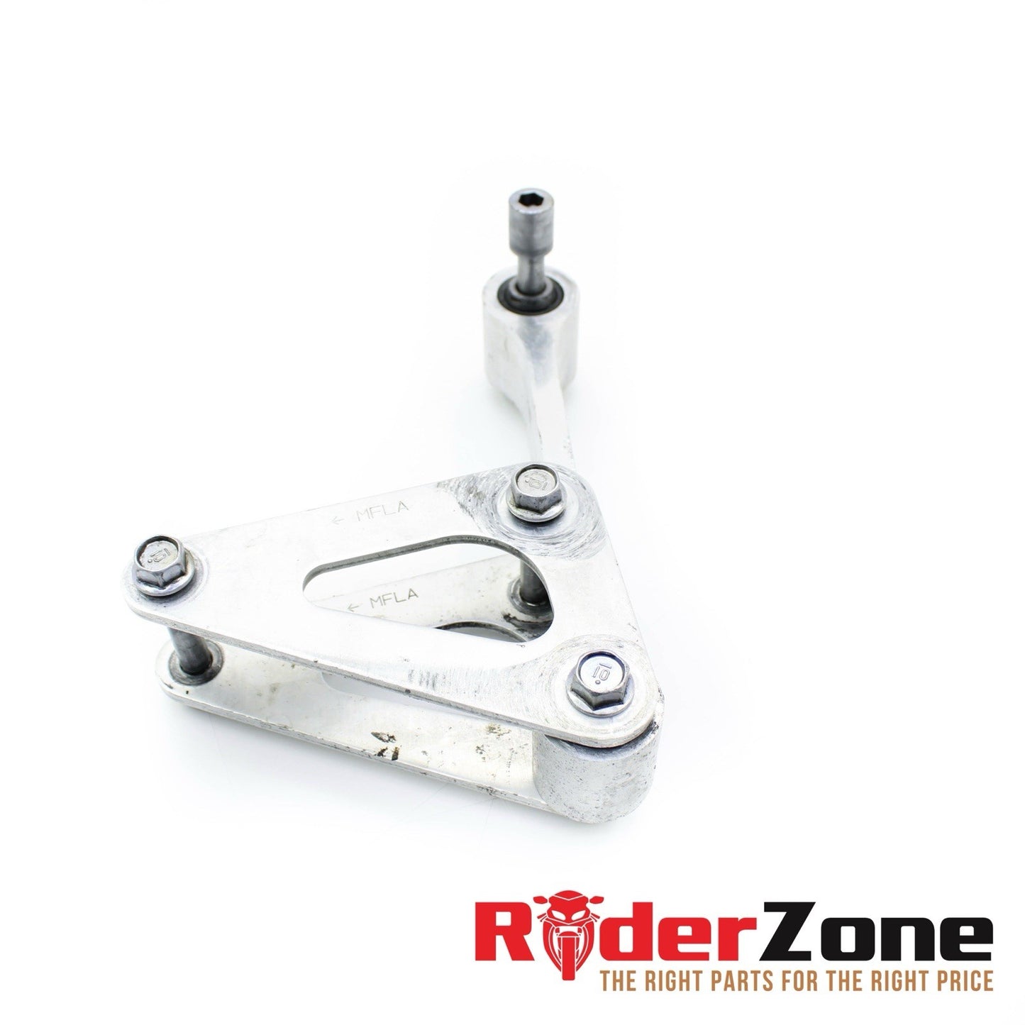 2008 - 2019 HONDA CBR1000RR DOGBONE REAR SHOCK LINKAGE SILVER STRAIGHT STOCK OEM